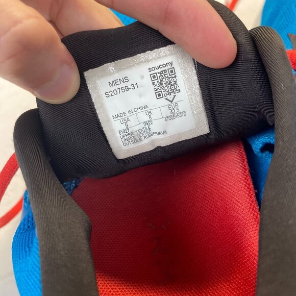 Saucony Triumph 20 Blue ‎ PWRRUN+ Women's Running shoes,Size 9,Athletic Shoes - Picture 6 of 15